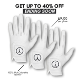 OTG CabrettaPro Pearl White Golf Gloves (FREE UK DELIVERY)