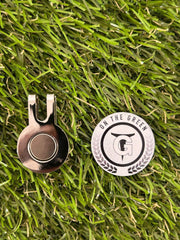 Exclusive Deals Pearl White Premium Cabretta Leather Golf Gloves (OTG Golf Hat Clip & Ball Marker)