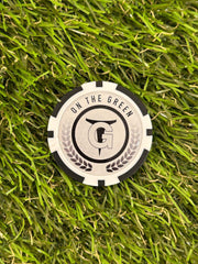Exclusive Deals Pearl White Premium Cabretta Leather Golf Gloves (OTG Golf Poker Chip)