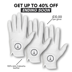 OTG CabrettaPro Pearl White Golf Gloves (FREE UK DELIVERY)