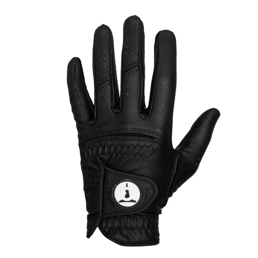 Black OTG Premium Cabretta Leather Golf Glove