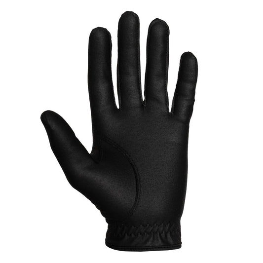 Black OTG Premium Cabretta Leather Golf Glove