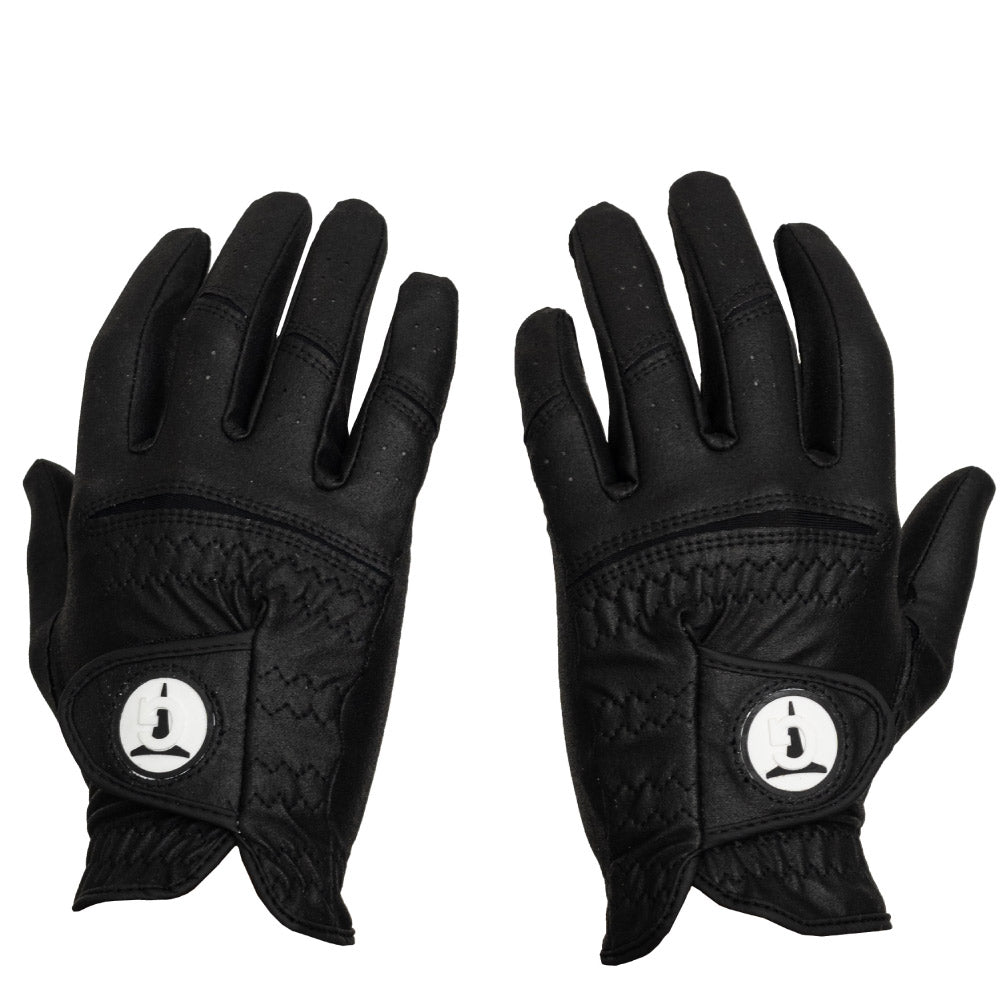 Black OTG Premium Cabretta Leather Golf Glove