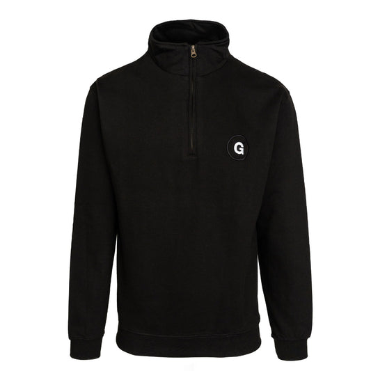 Black OTG 1/4 Zip Sweatshirt (FREE UK DELIVERY)