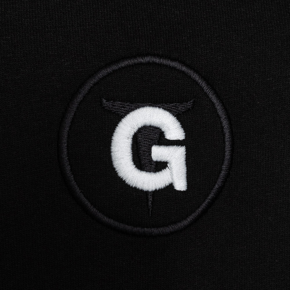 Black OTG 1/4 Zip Sweatshirt (FREE UK DELIVERY)