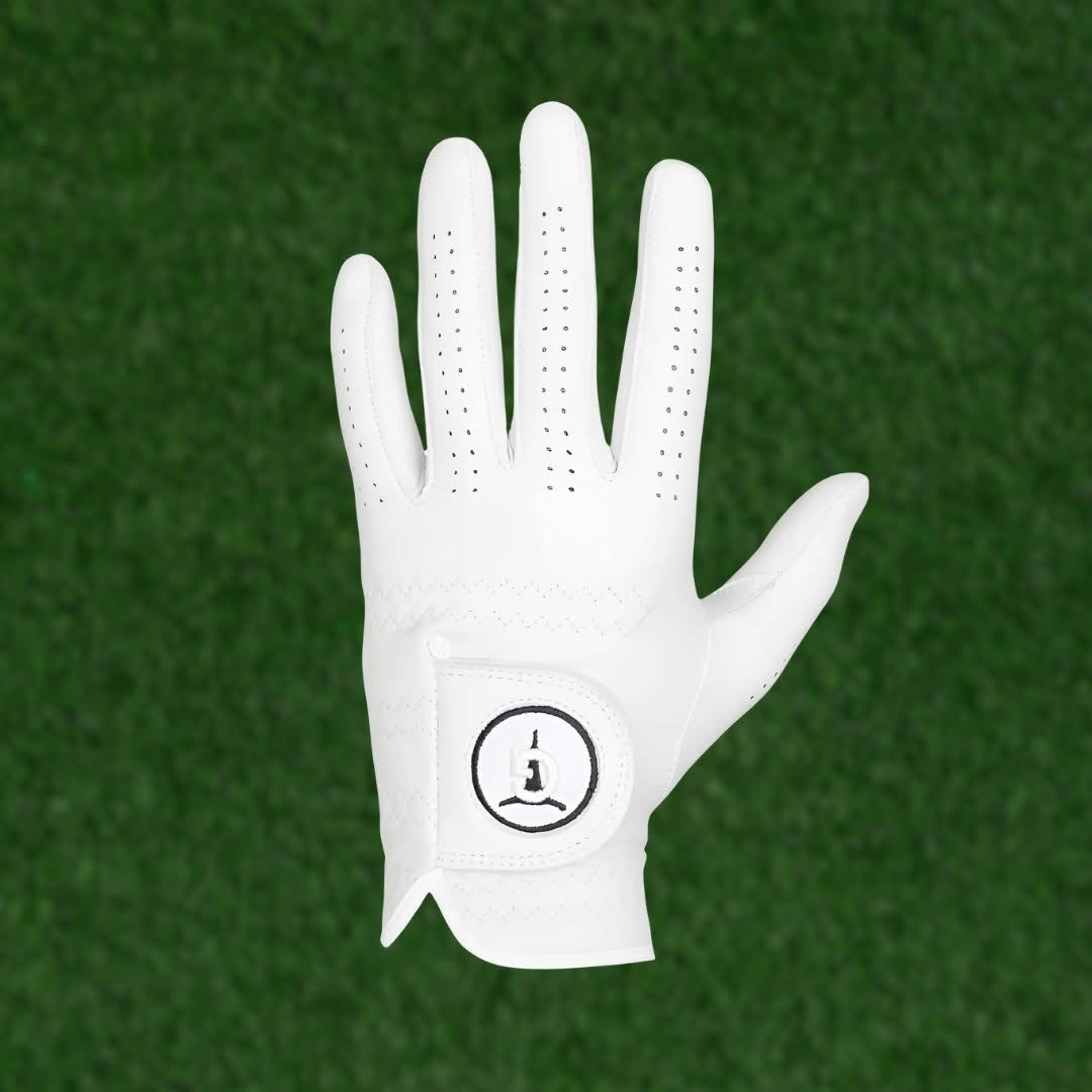 CabrettaPro White Golf Gloves (1 x Glove)