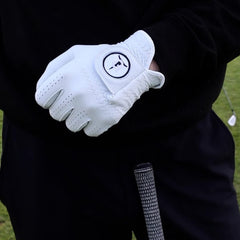 Pearl White OTG Premium Cabretta Leather Golf Gloves (FREE UK DELIVERY)