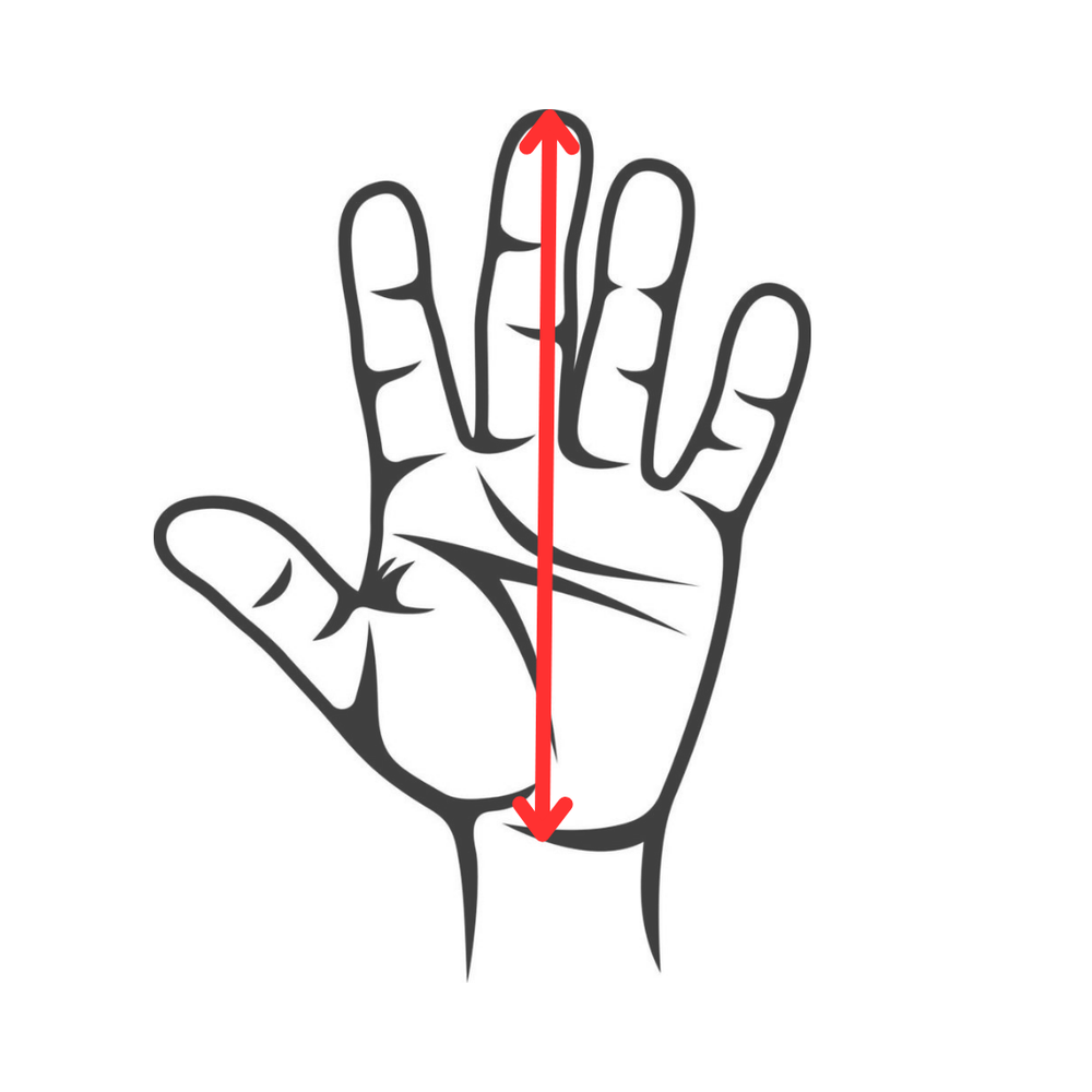 HAND MEASURING GUIDE