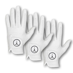 Pearl White OTG Premium Cabretta Leather Golf Gloves (FREE UK DELIVERY)