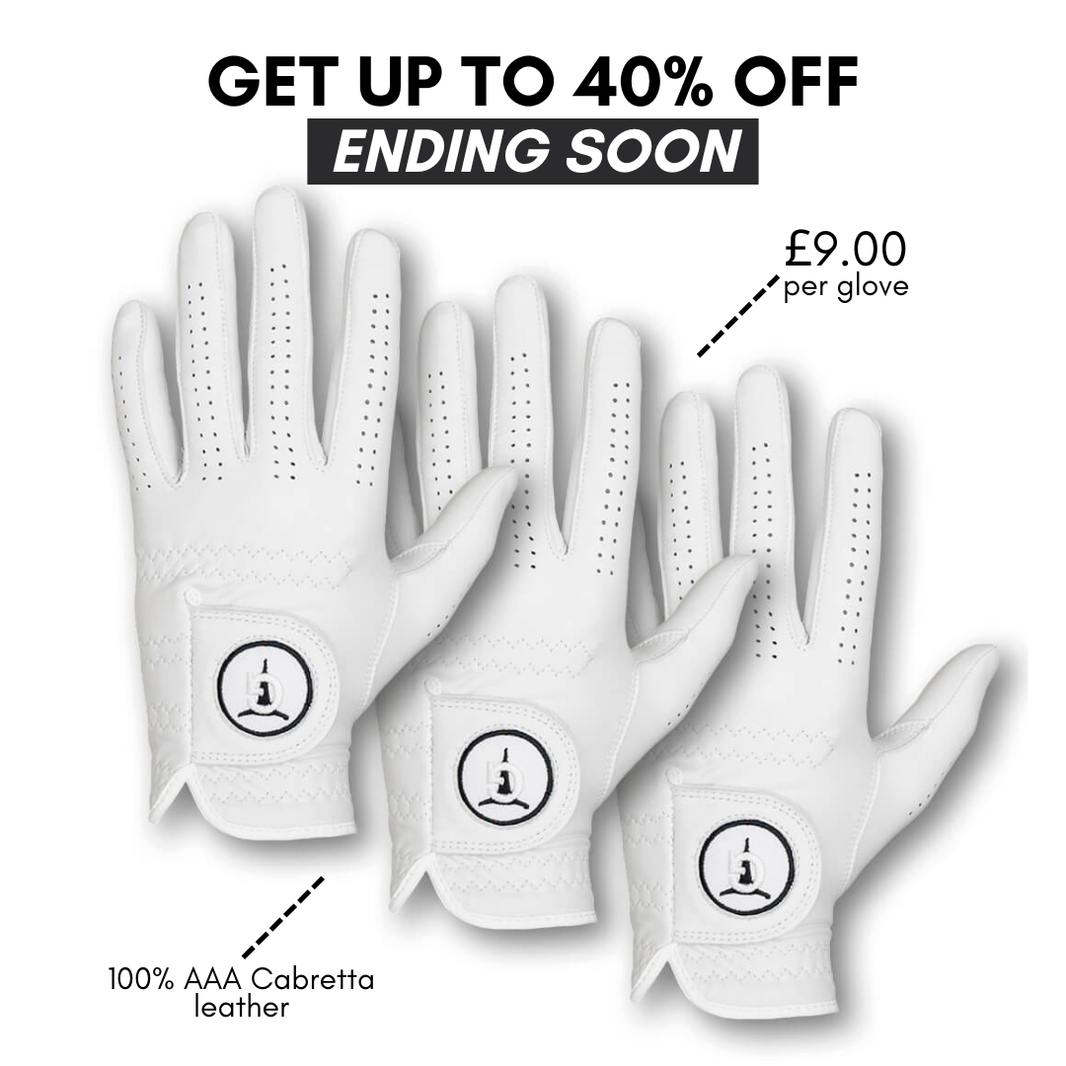 Premium Pearl White Cabretta Leather Golf Glove | Free UK Delivery
