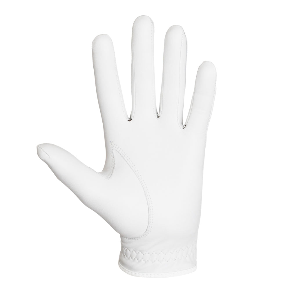 Pearl White OTG Premium Cabretta Leather Golf Glove