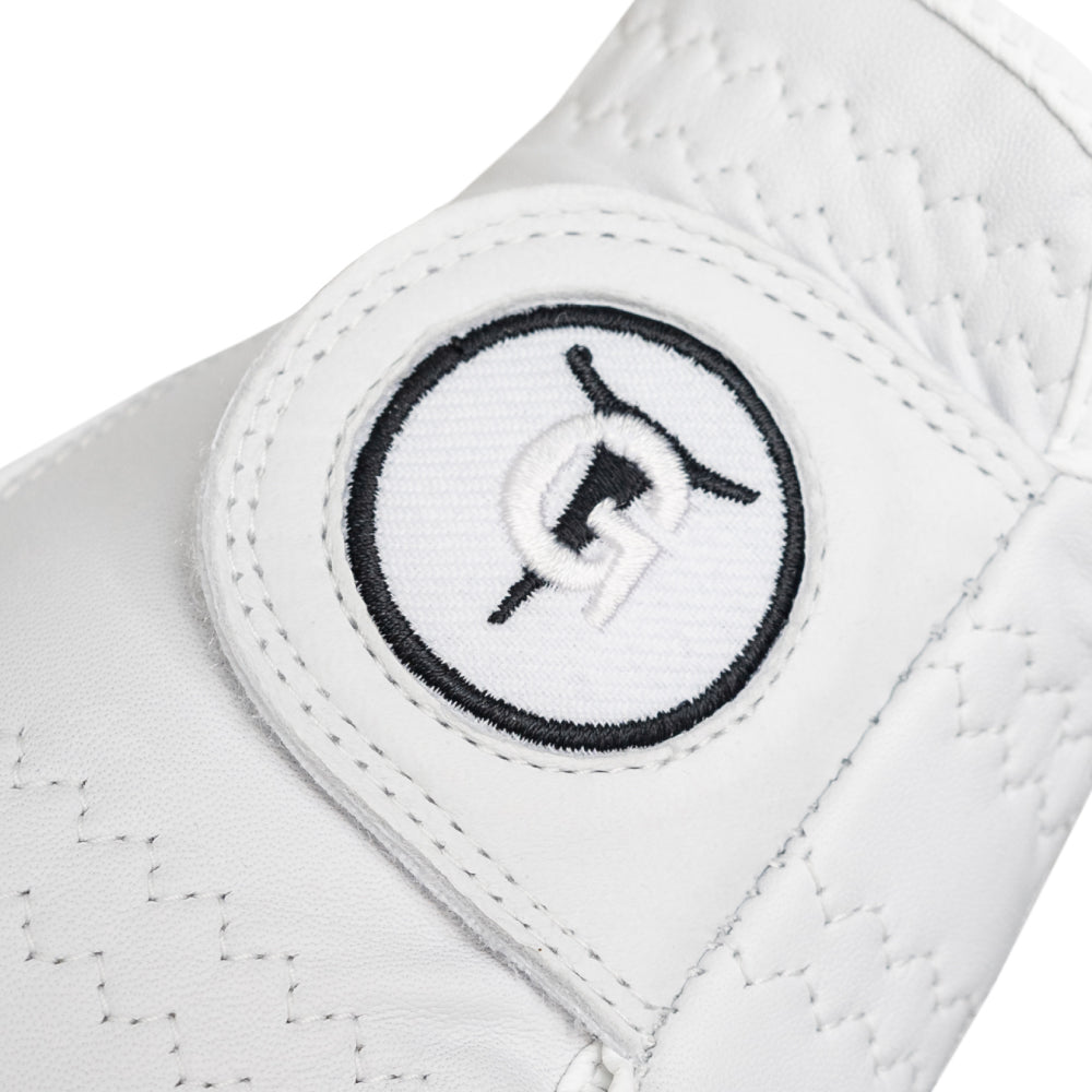 Pearl White OTG Premium Cabretta Leather Golf Glove