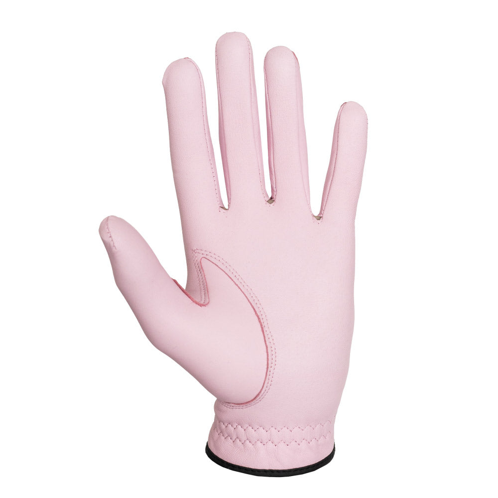 Ladies Pink OTG Premium Cabretta Leather Golf Glove