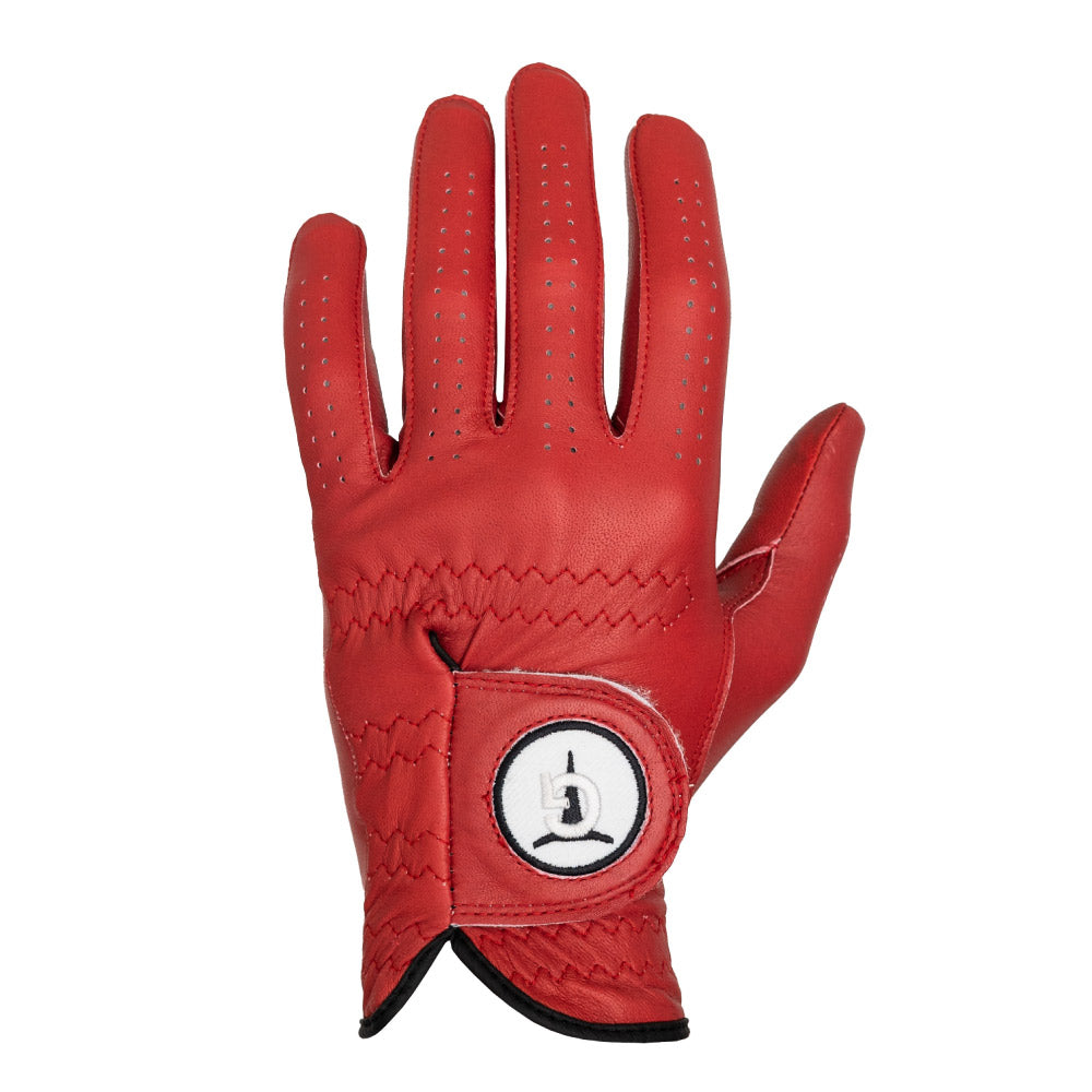 Red OTG Premium Cabretta Leather Golf Glove