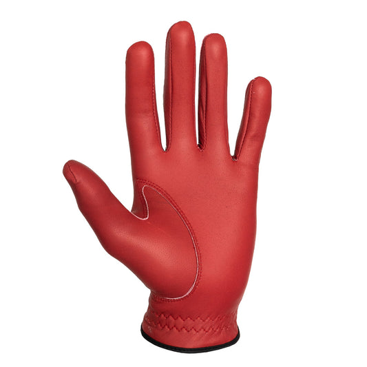 Red OTG Premium Cabretta Leather Golf Glove
