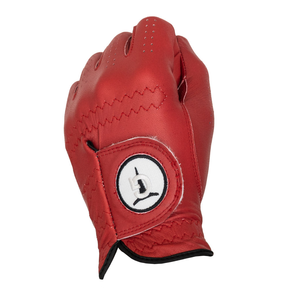 Red OTG Premium Cabretta Leather Golf Glove