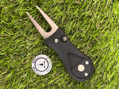 Exclusive Deals Pearl White Premium Cabretta Leather Golf Gloves (OTG Golf Flick Divot Tool)
